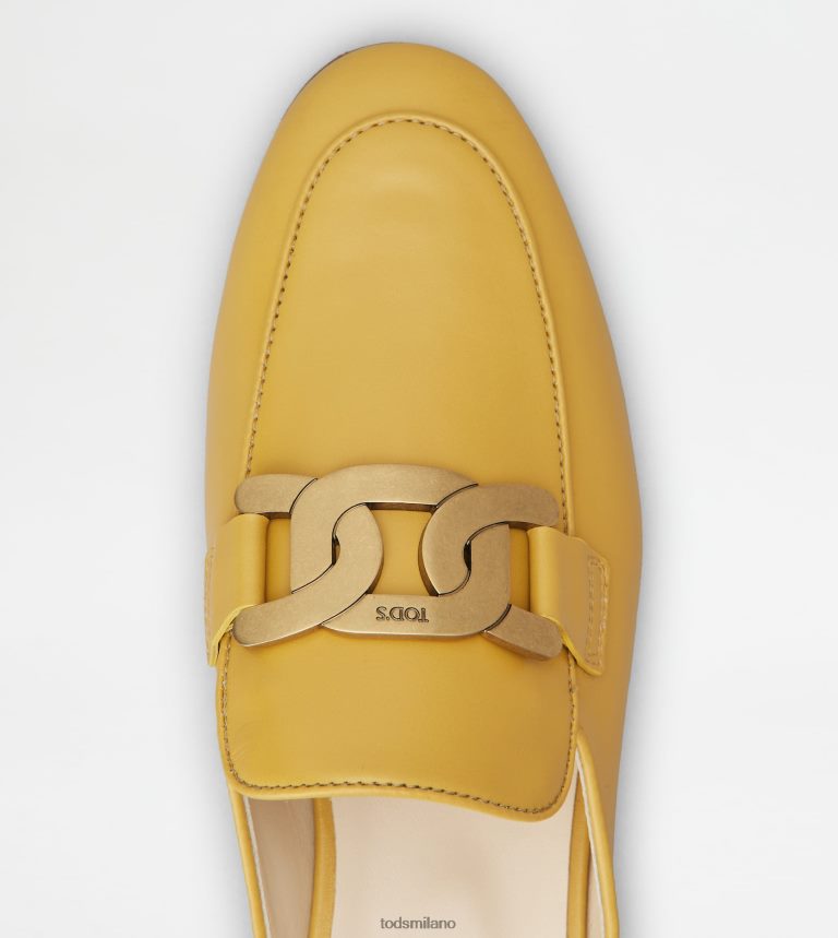 donnegiallo Tod's sabot in pelle P66X8B231
