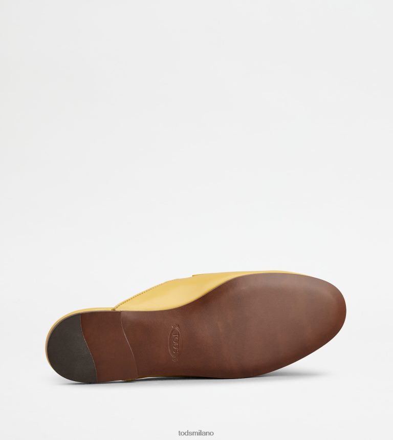 donnegiallo Tod's sabot in pelle P66X8B231