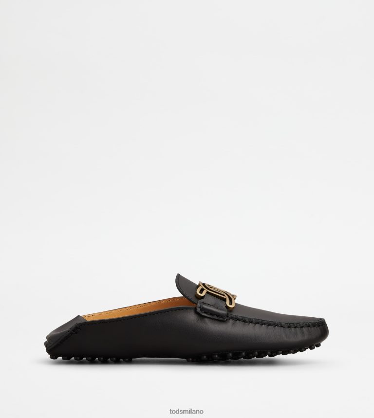 donnenero Tod's sabot gommino in pelle P66X8B229