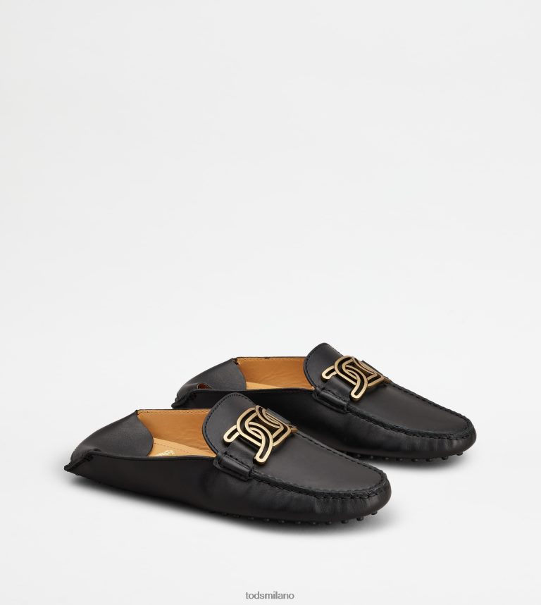donnenero Tod's sabot gommino in pelle P66X8B229