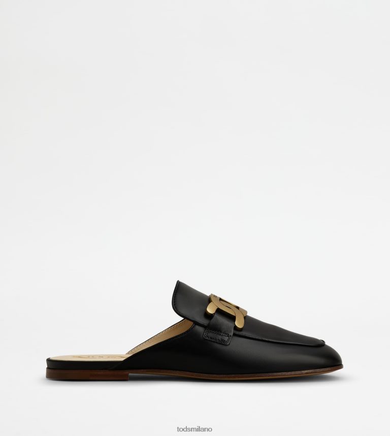donnenero Tod's sabot in pelle P66X8B232