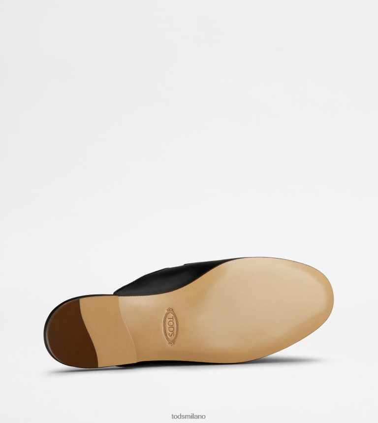 donnenero Tod's sabot in pelle P66X8B232