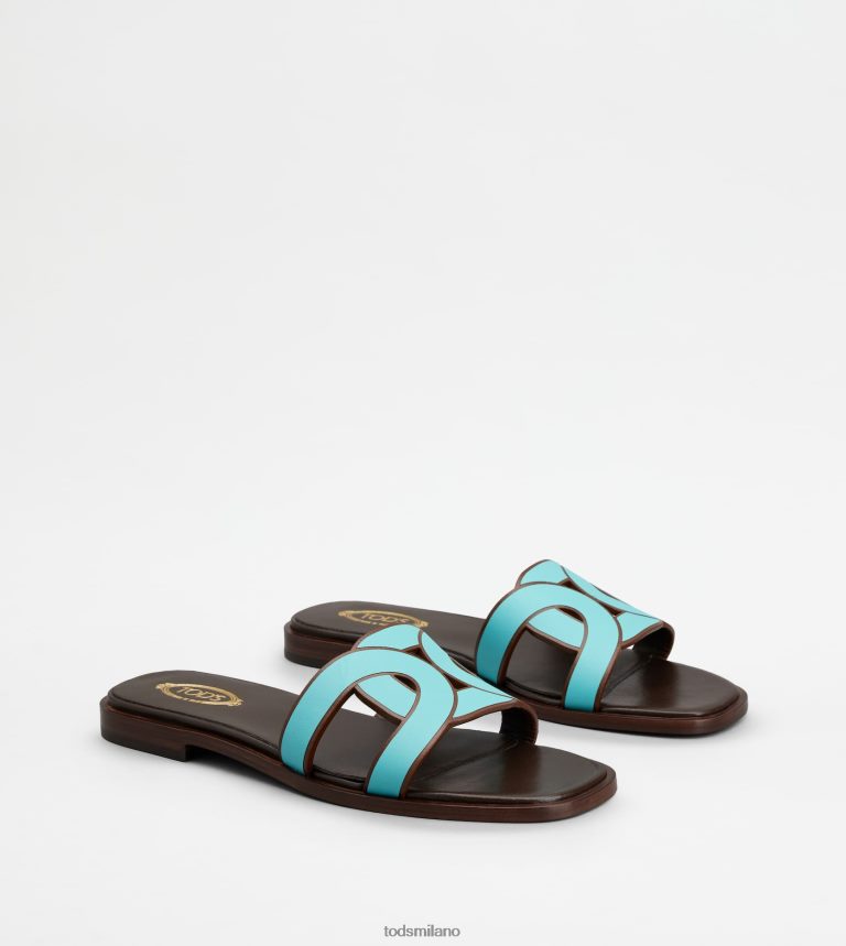 donneazzurro Tod's sandali in pelle P66X8B212