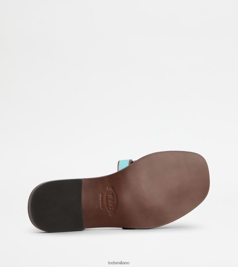 donneazzurro Tod's sandali in pelle P66X8B212