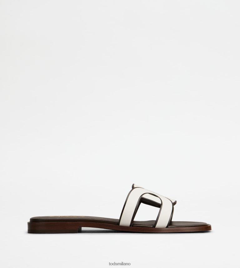donnebianco Tod's sandali in pelle P66X8B215