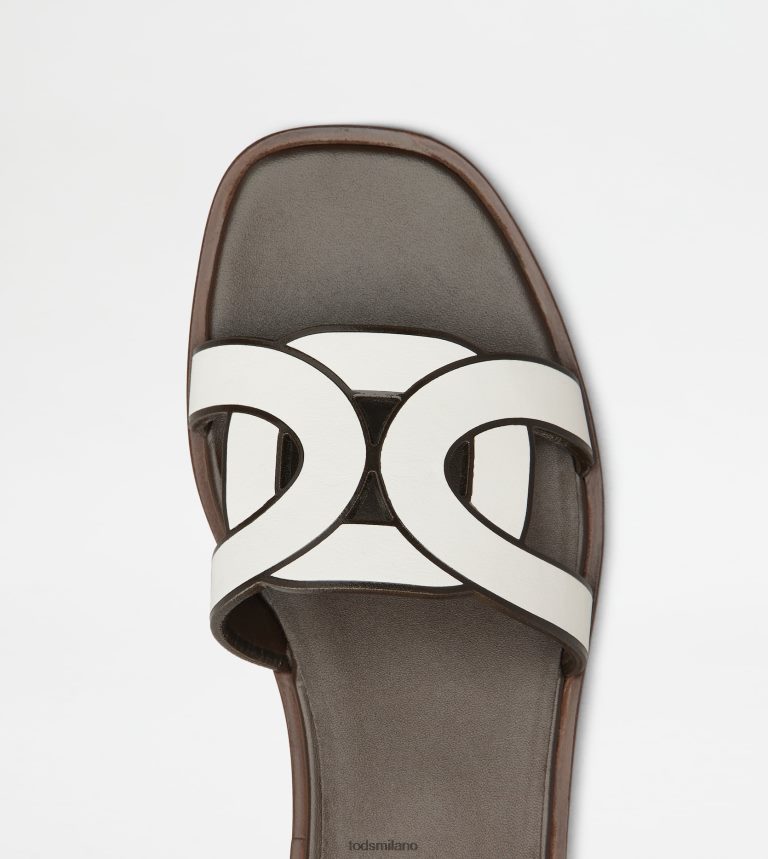 donnebianco Tod's sandali in pelle P66X8B215