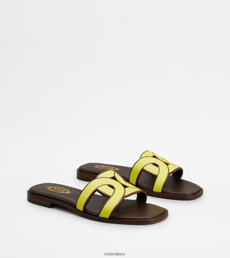 donnegiallo Tod's sandali in pelle P66X8B213
