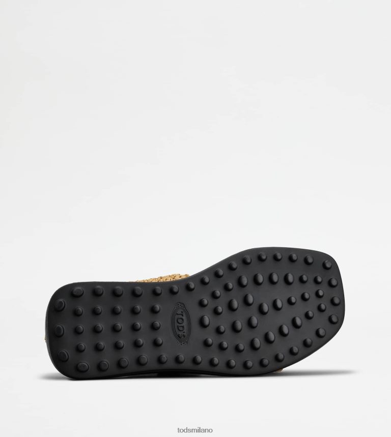 donnemarrone Tod's sandali in rafia P66X8B205