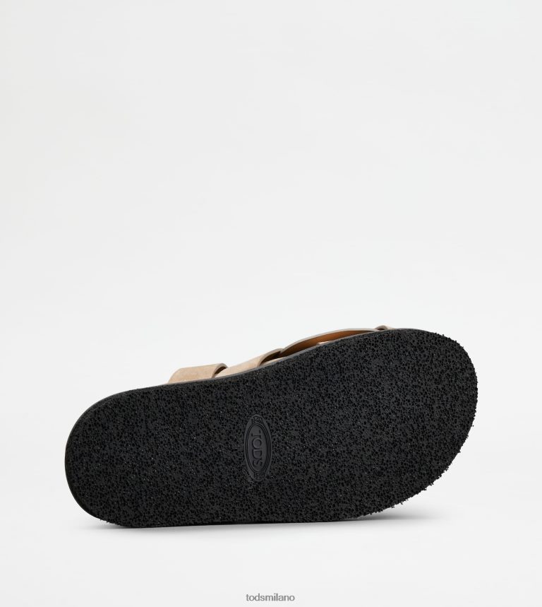 donnemarrone Tod's t sandali intramontabili in pelle scamosciata P66X8B211