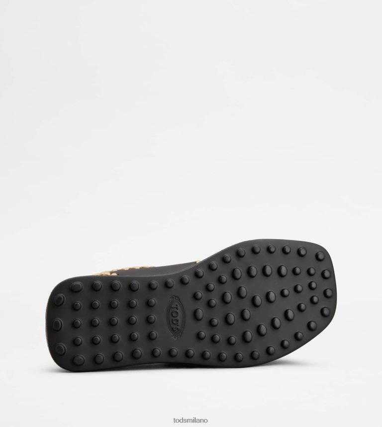donnenero Tod's sandali con doppio cinturino in pelle P66X8B203