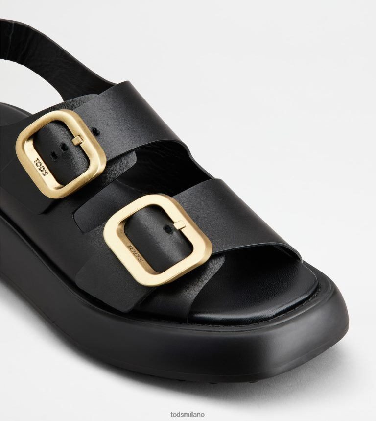 donnenero Tod's sandali in pelle P66X8B207