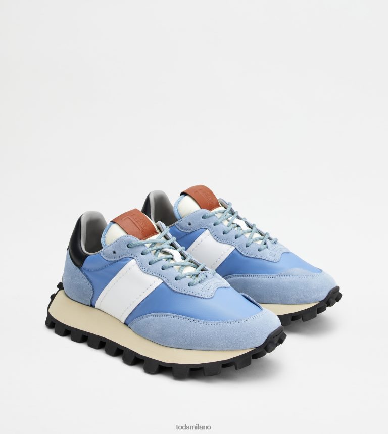 donneazzurro Tod's sneakers 1t in camoscio e tessuto P66X8B147