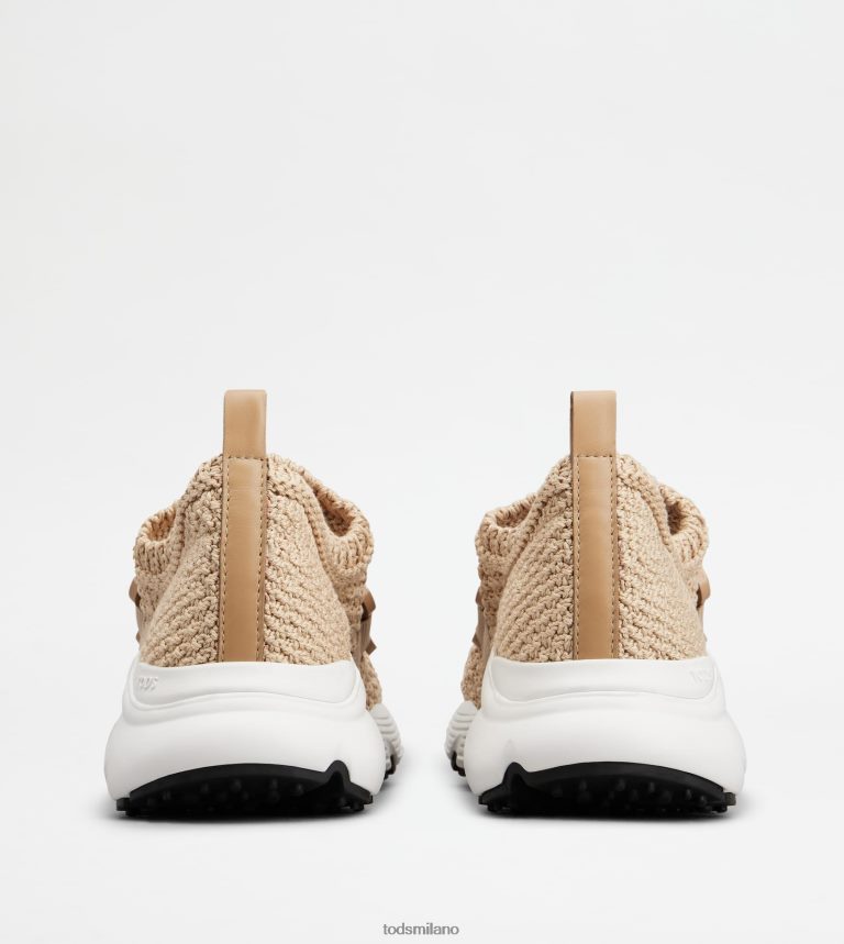 donnebeige Tod's sneakers slip-on in tessuto P66X8B121
