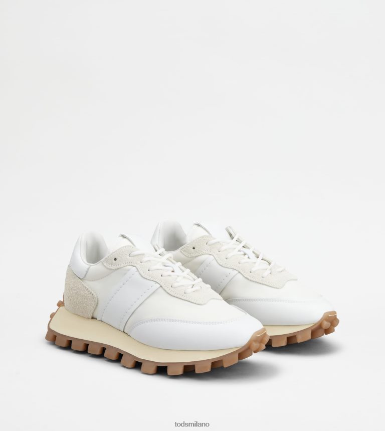 donnebianco Tod's sneakers 1t in pelle e tessuto P66X8B130