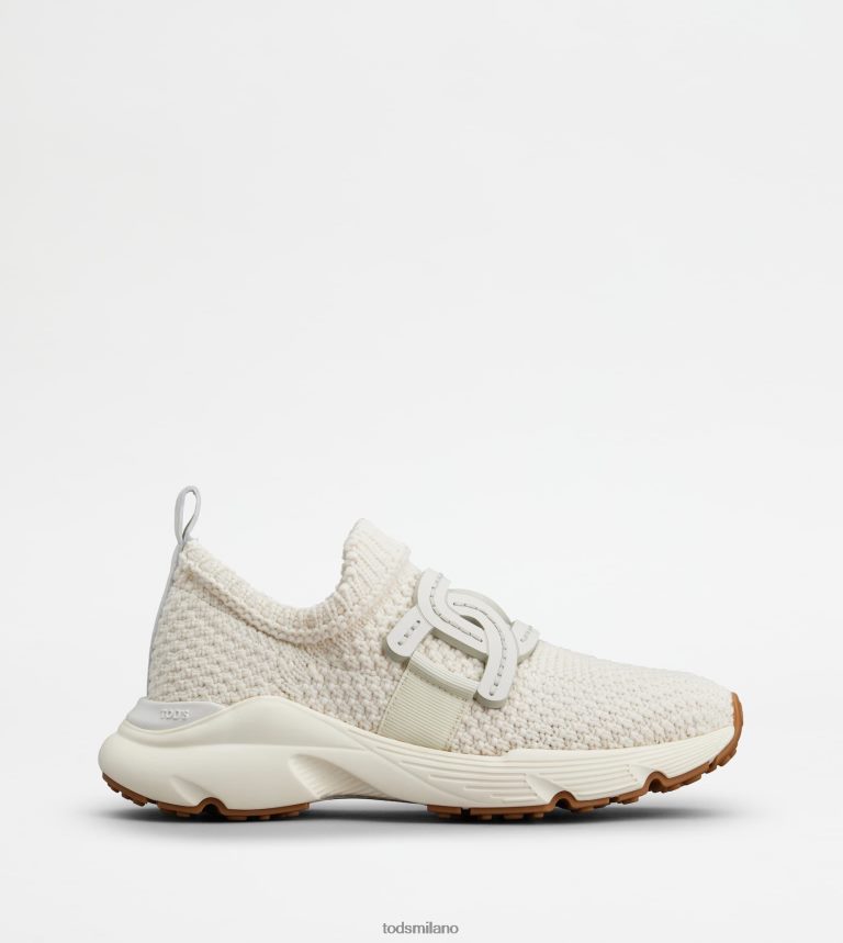 donnebianco Tod's sneakers slip-on in tessuto P66X8B119