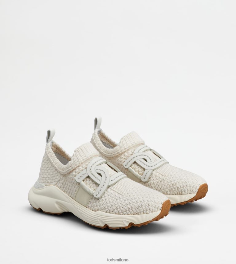 donnebianco Tod's sneakers slip-on in tessuto P66X8B119