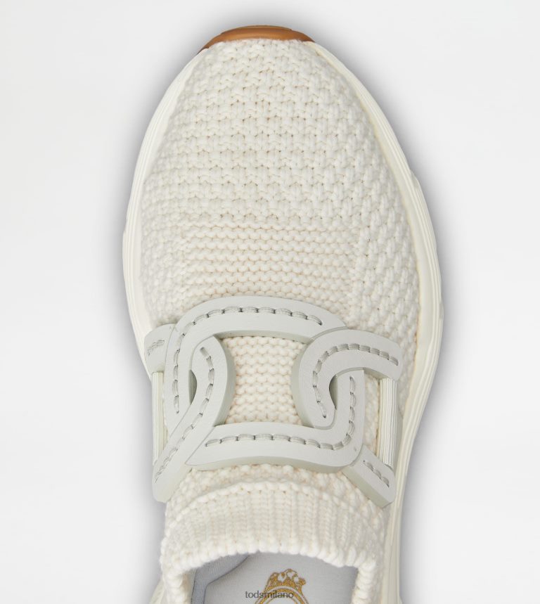 donnebianco Tod's sneakers slip-on in tessuto P66X8B119