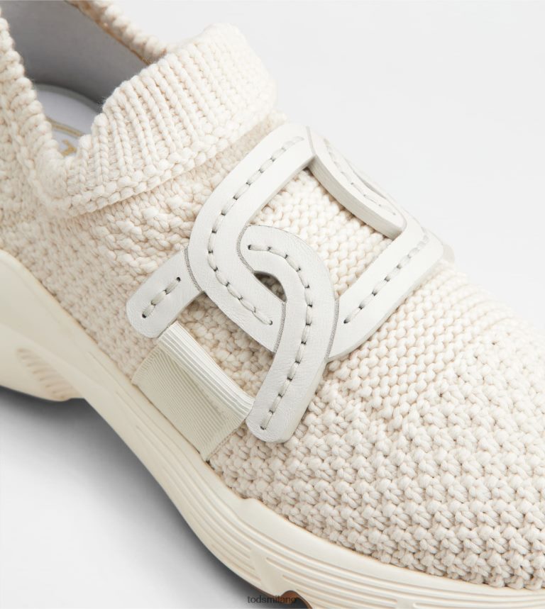 donnebianco Tod's sneakers slip-on in tessuto P66X8B119