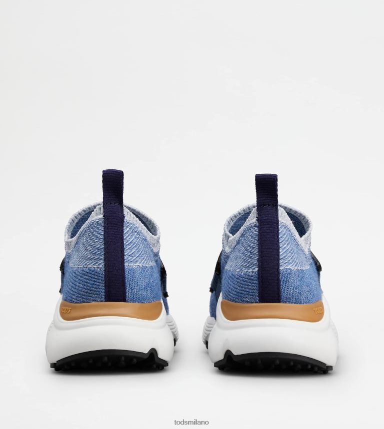 donneblu/azzurro Tod's sneakers slip-on in denim P66X8B120