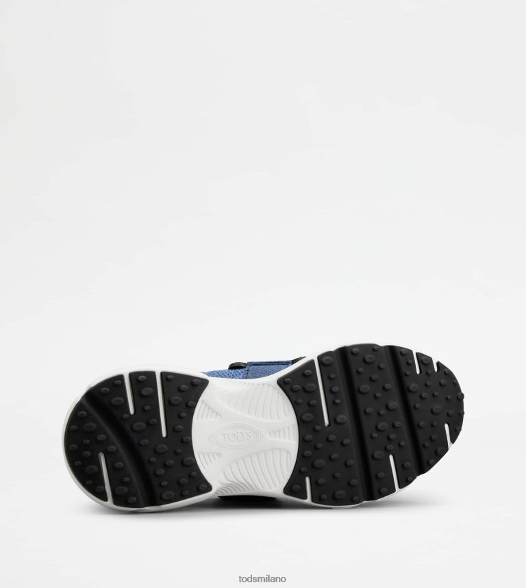 donneblu/azzurro Tod's sneakers slip-on in denim P66X8B120