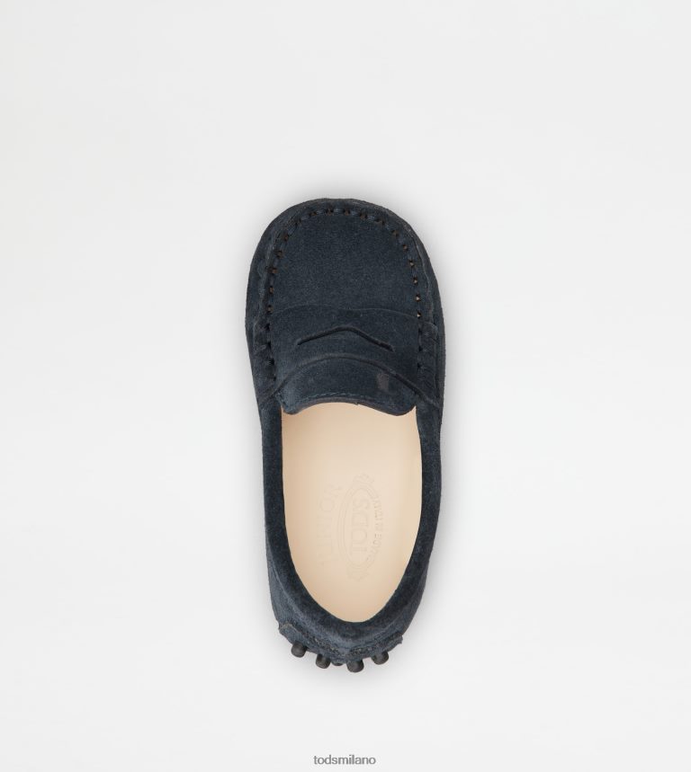 donneblu Tod's gommino junior in pelle scamosciata P66X8B627