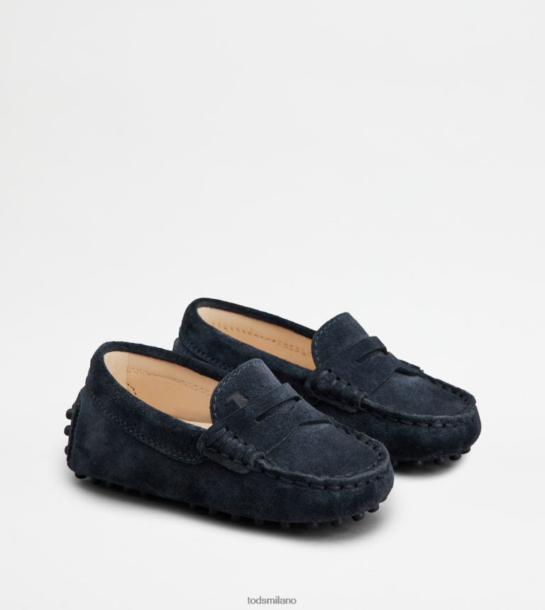 donneblu Tod's gommino junior in pelle scamosciata P66X8B627