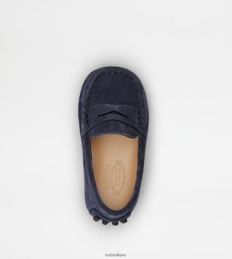 donneblu Tod's gommino junior in pelle scamosciata P66X8B631