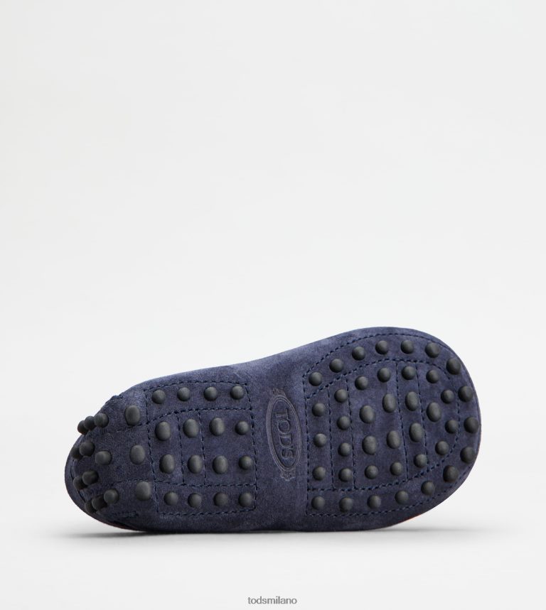 donneblu Tod's gommino junior in pelle scamosciata P66X8B631