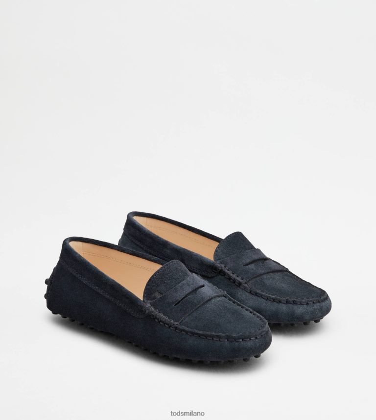 donneblu Tod's gommino junior in pelle scamosciata P66X8B633