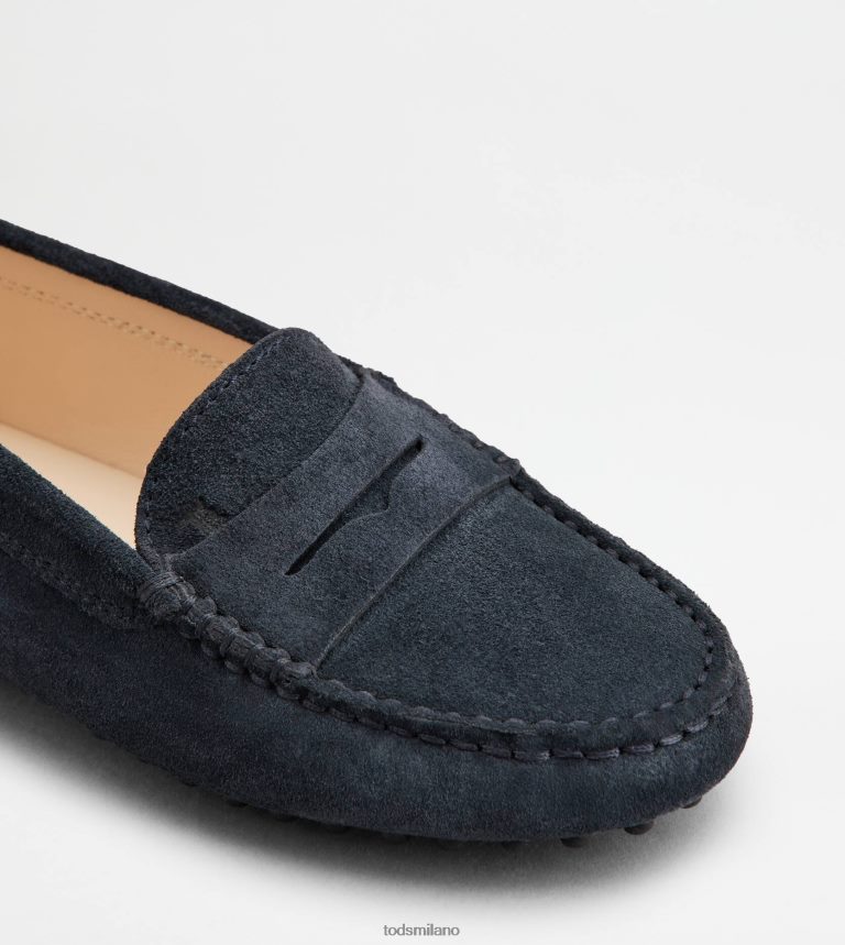 donneblu Tod's gommino junior in pelle scamosciata P66X8B633