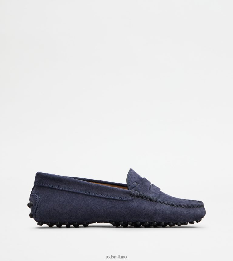 donneblu Tod's gommino junior in pelle scamosciata P66X8B638