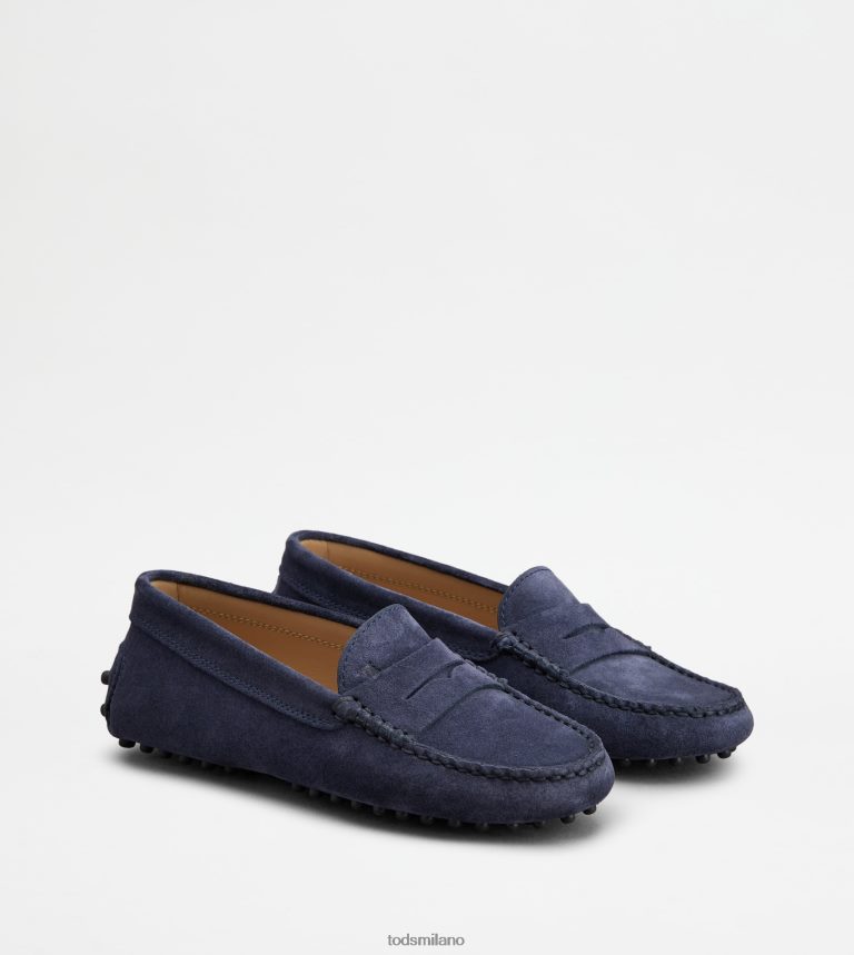 donneblu Tod's gommino junior in pelle scamosciata P66X8B638