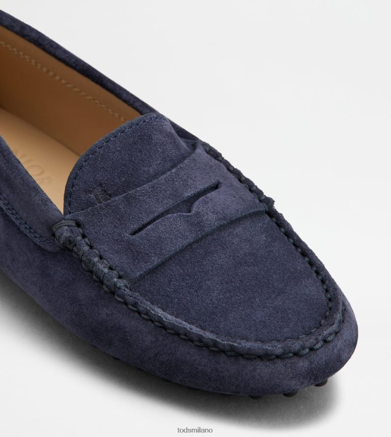 donneblu Tod's gommino junior in pelle scamosciata P66X8B638
