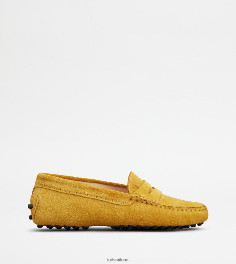 donnegiallo Tod's gommino junior in pelle scamosciata P66X8B634