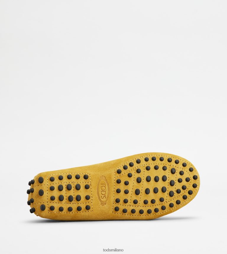 donnegiallo Tod's gommino junior in pelle scamosciata P66X8B634