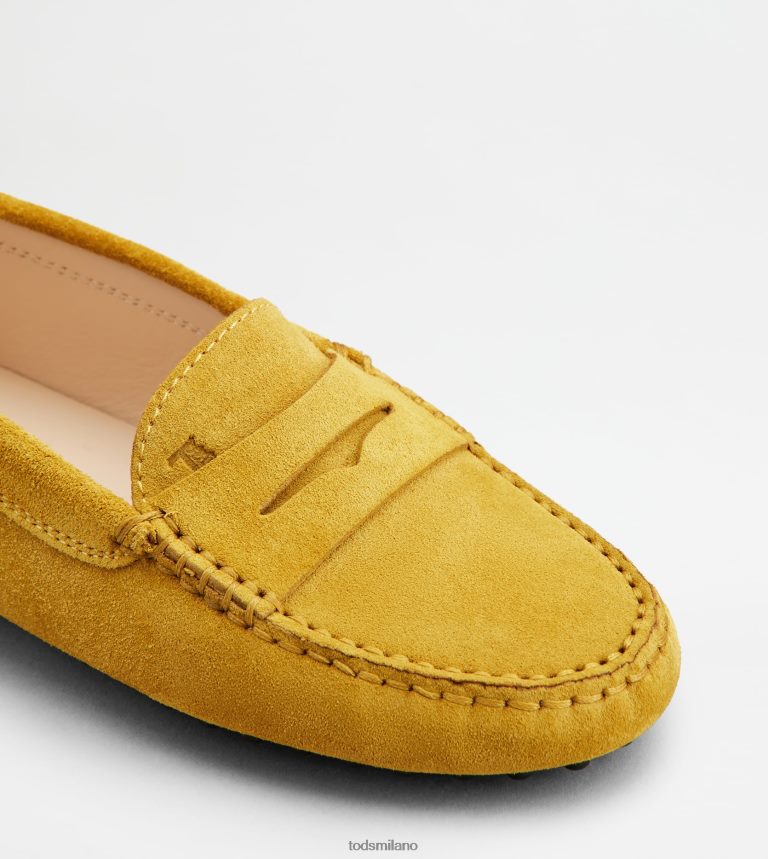 donnegiallo Tod's gommino junior in pelle scamosciata P66X8B634