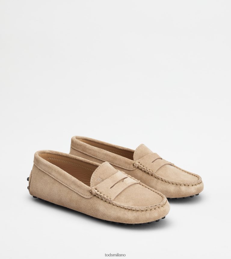 donnemarrone Tod's gommino junior in pelle scamosciata P66X8B639