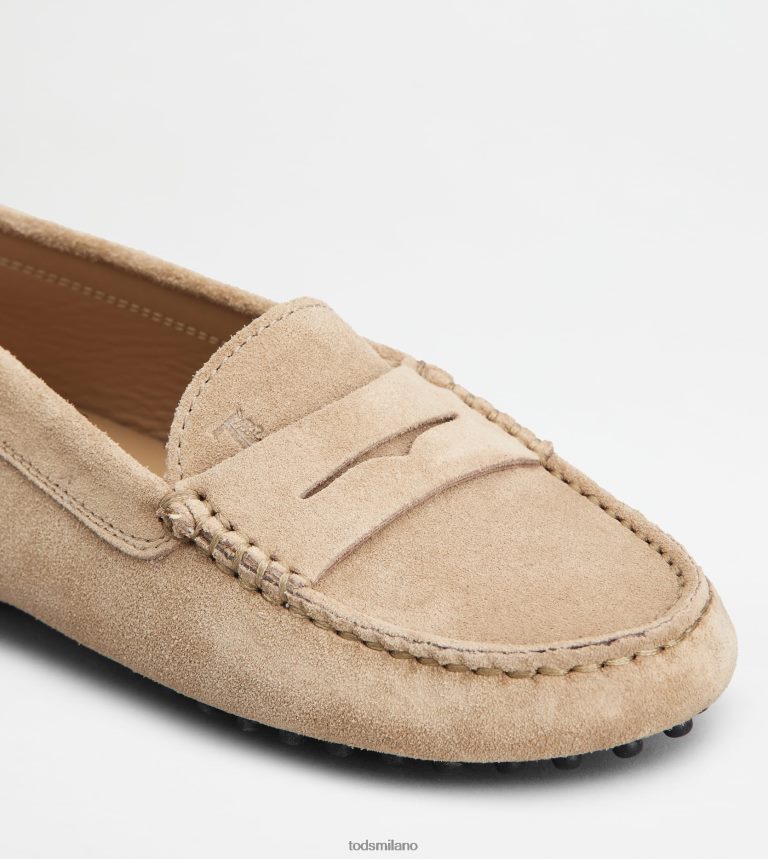 donnemarrone Tod's gommino junior in pelle scamosciata P66X8B639