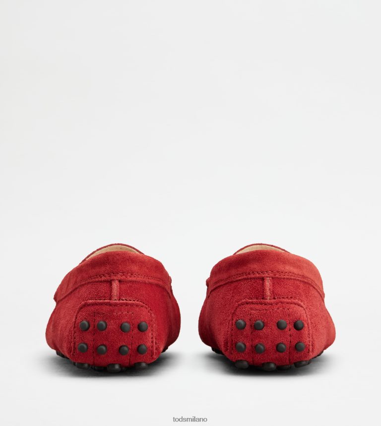 donnerosso Tod's gommino junior in pelle scamosciata P66X8B635