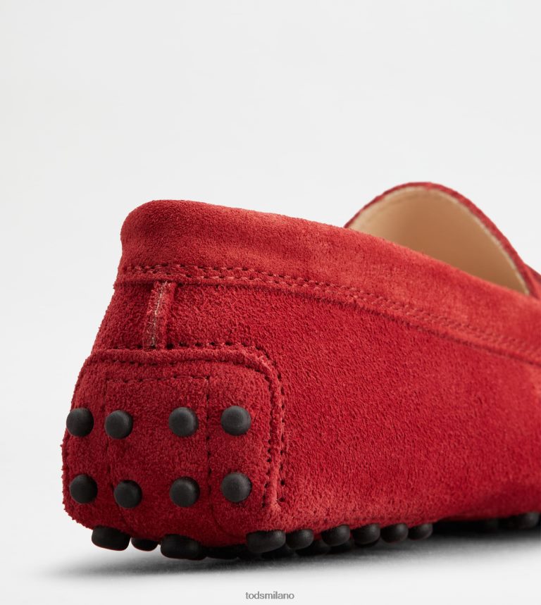 donnerosso Tod's gommino junior in pelle scamosciata P66X8B635