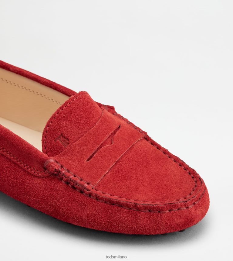 donnerosso Tod's gommino junior in pelle scamosciata P66X8B635