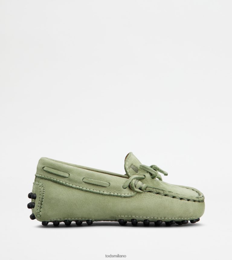 donneverde Tod's gommino junior in nabuk P66X8B630