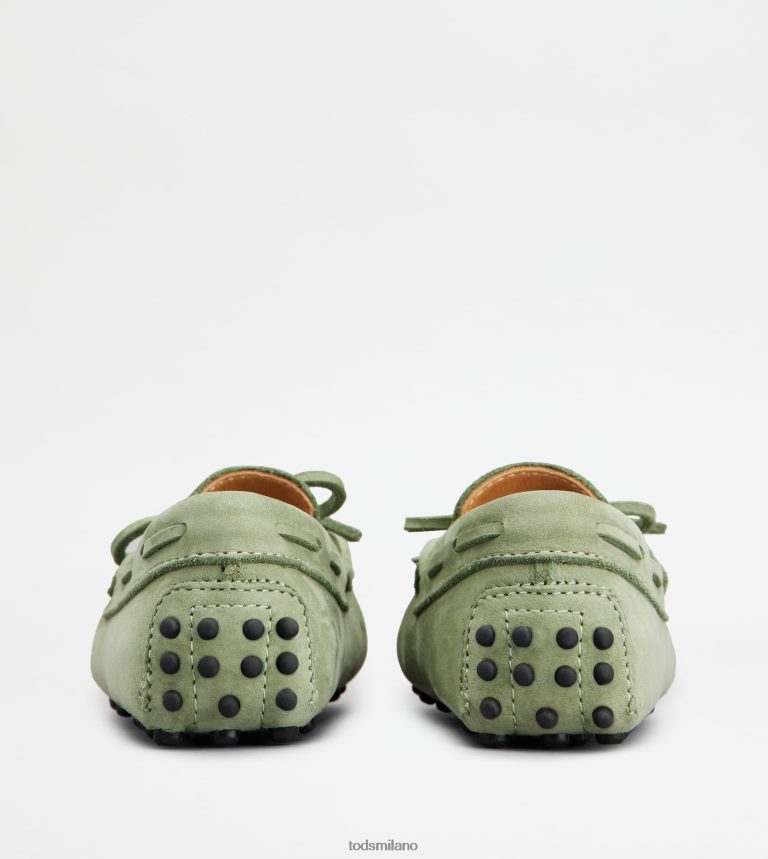 donneverde Tod's gommino junior in nabuk P66X8B630
