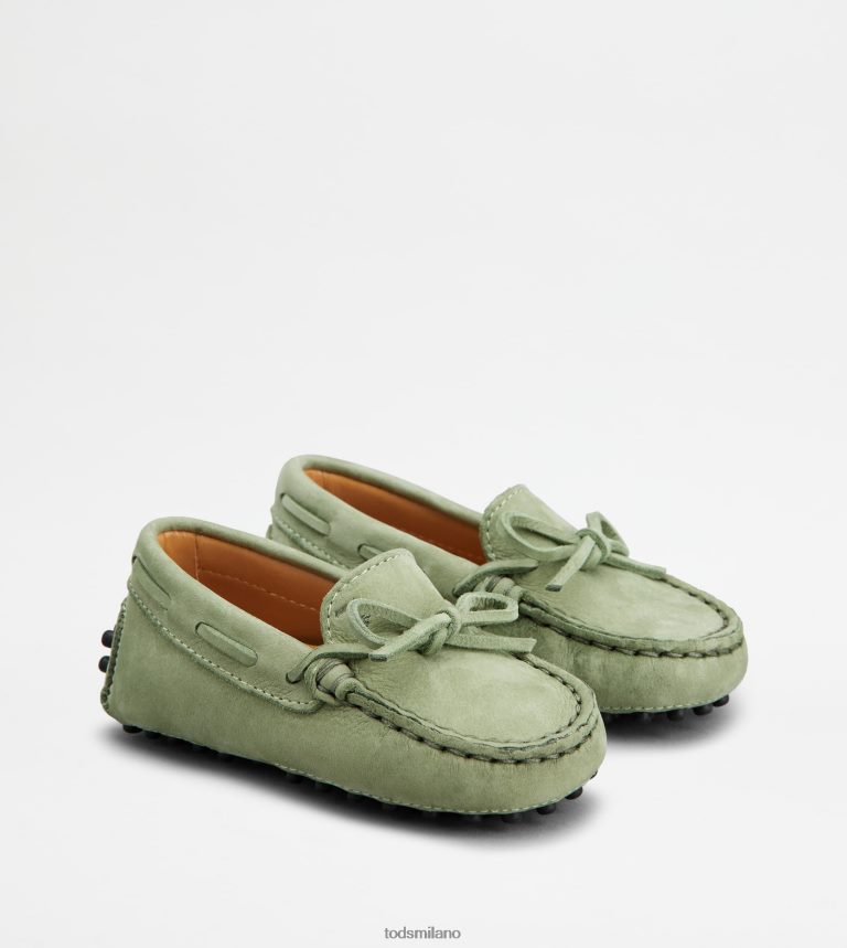 donneverde Tod's gommino junior in nabuk P66X8B630