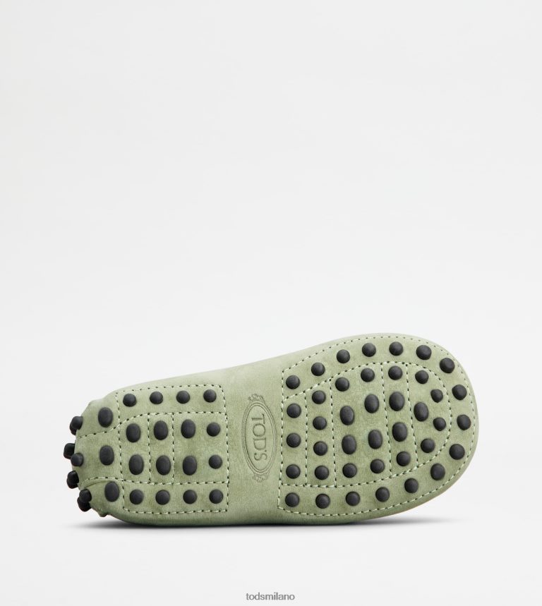 donneverde Tod's gommino junior in nabuk P66X8B630