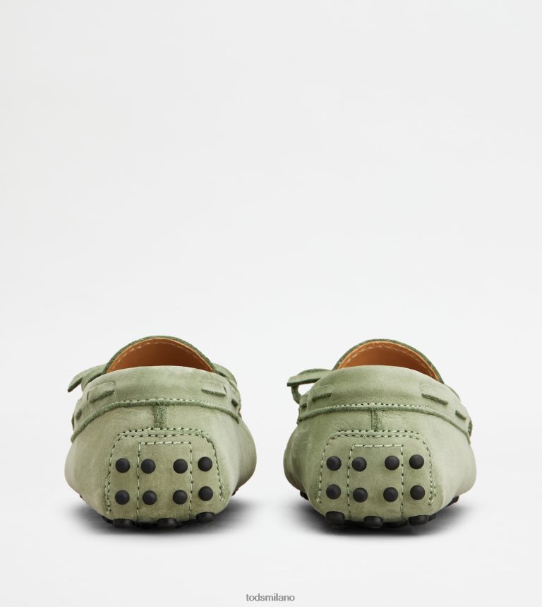 donneverde Tod's gommino junior in nabuk P66X8B636