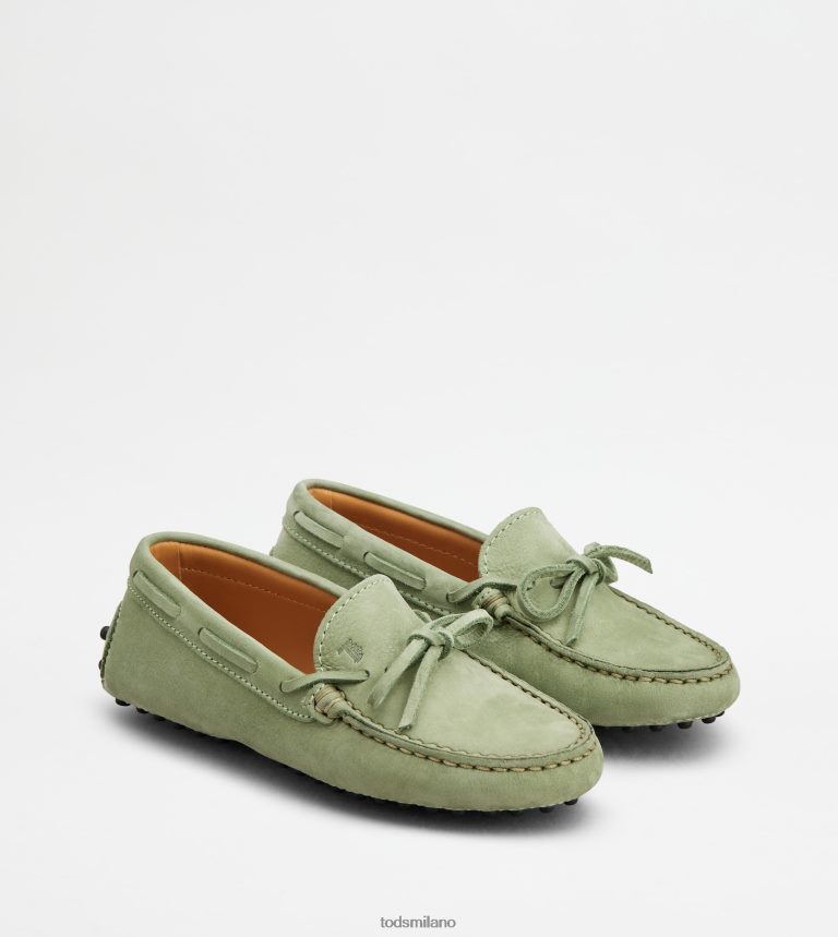 donneverde Tod's gommino junior in nabuk P66X8B636