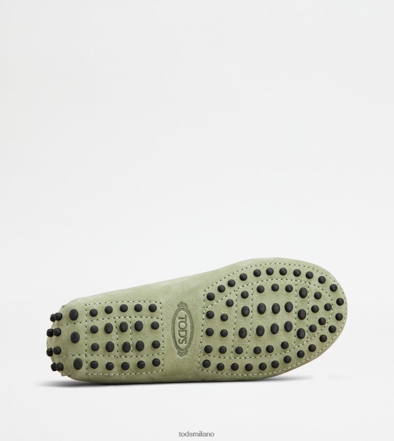 donneverde Tod's gommino junior in nabuk P66X8B636