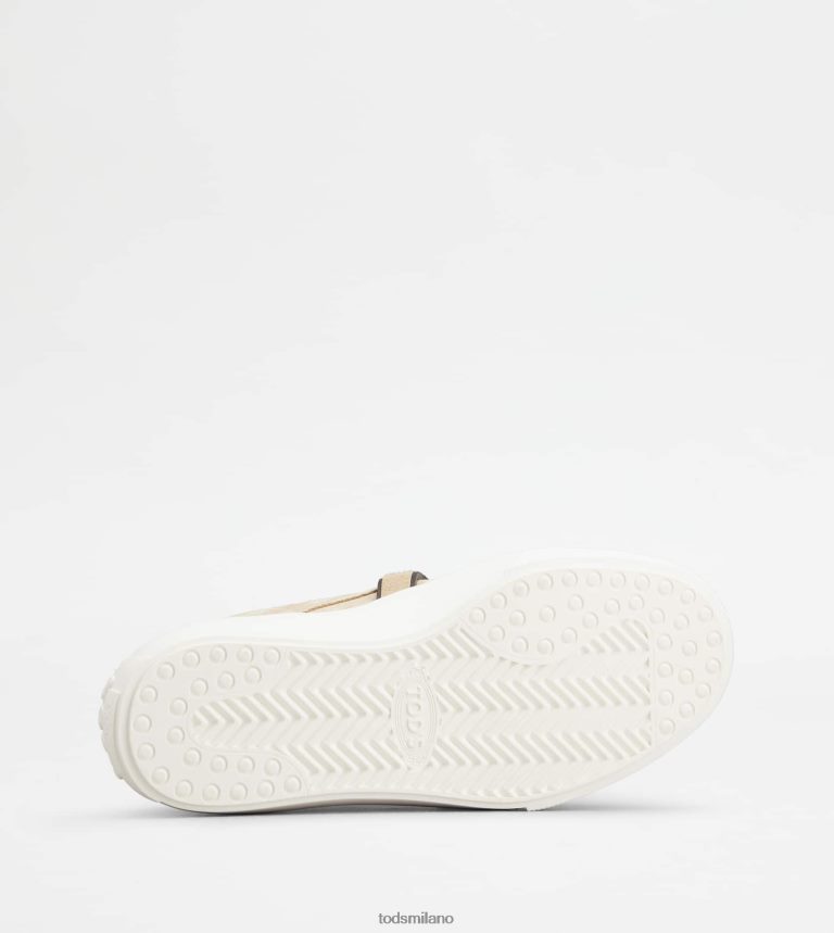 donnebeige Tod's slip-on Kate in pelle scamosciata P66X8B151