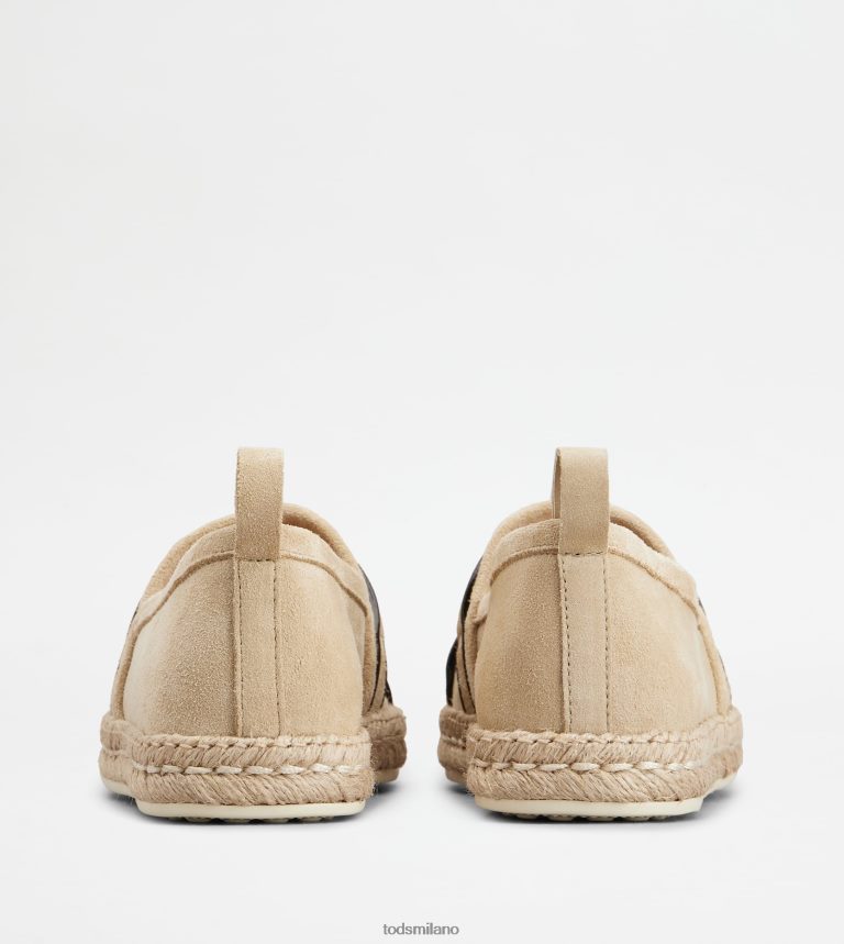 donnebeige Tod's slip-on Kate in pelle scamosciata P66X8B198